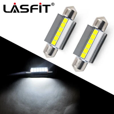 2X Blanco 6000K 36MM Festón Placa Domo Mapa LED Interior Bombillas ki Foto 1 de 4