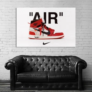EB002 Sneaker Sneakerhead Hypebeast Off White Art Poster and Canvas - Picture 1 of 6