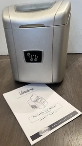 VINOTEMP Countertop Portable Ice Maker VT-ICEMP25 Silver & Manual VERY GOOD - Picture 1 of 12