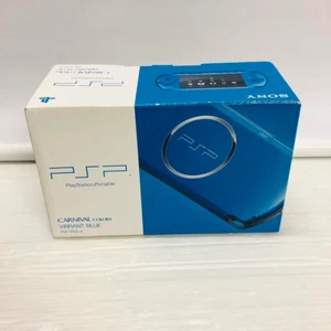 Sony PSP 3000 Vibrant Blue Console - PlayStation Portable Handheld Gaming System - Picture 1 of 11