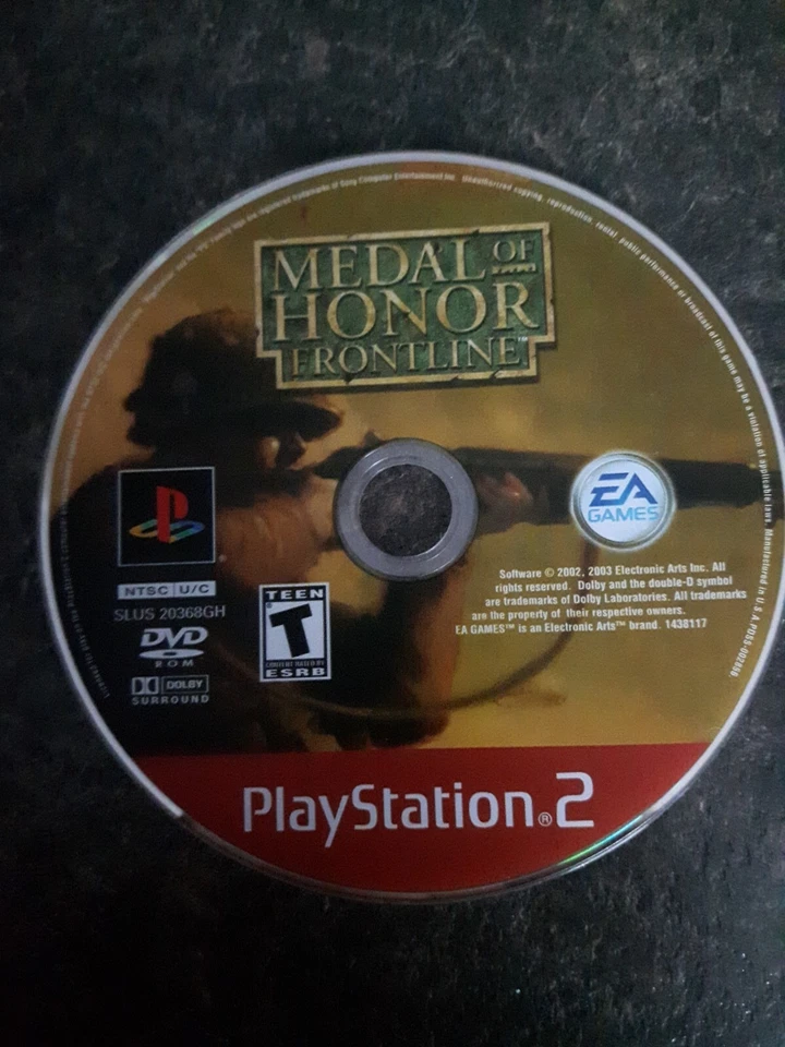 Medal Of Honor Frontline 2002 PlayStation 2 PS2 Game Good Condition (Disc Only) - Image 1 of 1