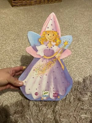 Djeco 36 Piece Children's Puzzle The Fairy And The Unicorn - Image 1 of 4
