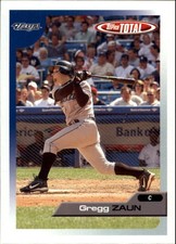 2005 Topps Total Toronto Blue Jays Baseball Card #313 Gregg Zaun