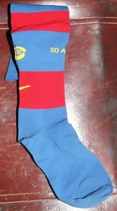 BARCELONA NIKE NEW 50 ANYS Vintage 90s Socks Football Socks Socks M - Picture 1 of 2