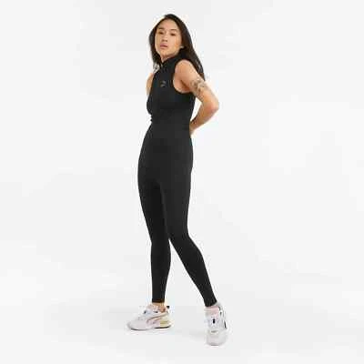 Puma Damen Jumpsuit Bodysuit High Neck 533671-01 Einteiler Hose Sport Overall S - Bild 1 von 2