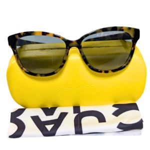 The Marc Jacobs Tortoiseshell Havana Light Gray Lens Sunglasses w/Case 529/S - Picture 1 of 10