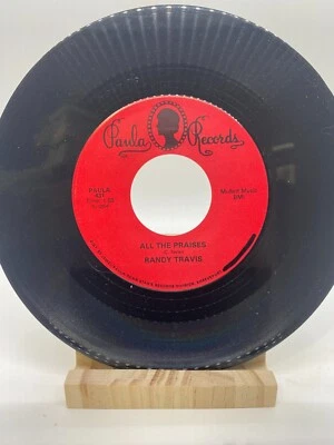 RANDY TRAVIS She's My Woman / All The Praises PAULA 431 45 7" VINYL - Image 1 of 2