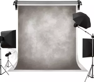 5X7Ft Vintage Backdrops Abstract Grey Portrait Photo Backdrop for Photography St - Picture 1 of 9