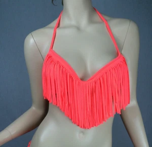 Luli Fama Bügel-Top "Cosita Buena" mit Fransen - Hot Mess - XL - Bild 1 von 9