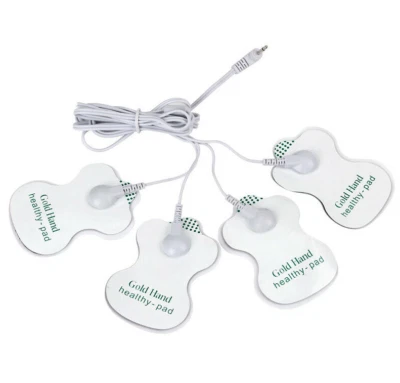 ELECTRO TENS E-STIM MASSAGE TONING 6 CONDUCTIVE PADS AND LEAD WIRES,UK SELLER