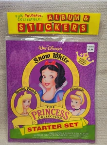 New 1994 Disney Snow White Princess Sticker Album w/4 Packs 230880G - Picture 1 of 6