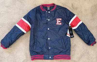 ENYCE  Boys Fighter Bomber Baseball Jacket Size L 12 to 14 Years Brand New $85 - Image 1 of 4