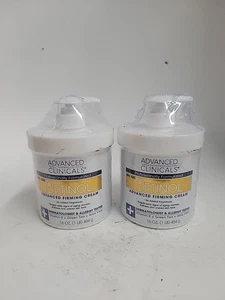 Advanced Clinicals - Spa Size Retinol Advanced Firming Cream - 16oz Lot Of 2 - Picture 1 of 3
