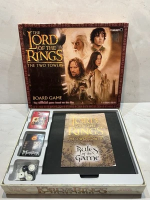 The Lord of The Rings:  The Two Towers LOTR Vintage 2003 Movie Board Game - NEW - Image 1 of 4