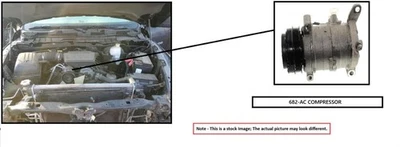 AC COMPRESSOR 2016-2023 TOYOTA TACOMA - Изображение 1 из 4