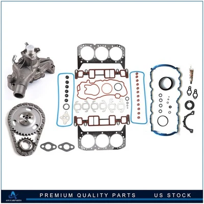 Kit de cadena de distribución para Chevrolet S10 1996-1998 juego completo de juntas bomba de agua 4,3 L Foto 1 de 4