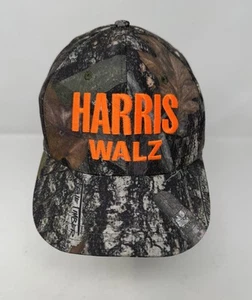 Harris Walz Official Campaign Hat Cap True Timber Camo Union Made Made in USA - Picture 1 of 10