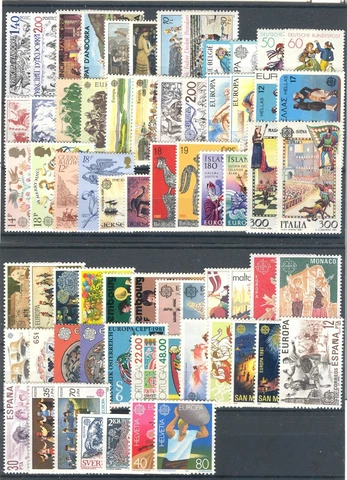 1981 EUROPA CEPT complete year set MNH Cover