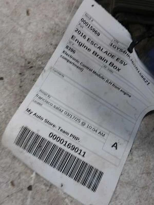 Used Engine Control Module (ECM) fits: 2016 Cadillac Escalade esv Electronic Con - Image 1 of 4