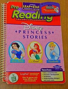 LeapFrog Leap Start Pre Reading Disney Princess Stories K-Age 5 Book & Cartridge