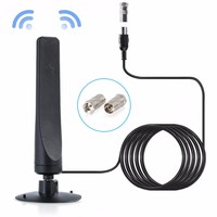 Digital TV Antenna Indoor 200 Miles Range HD 1080P Signal Booster Amplifier HDTV