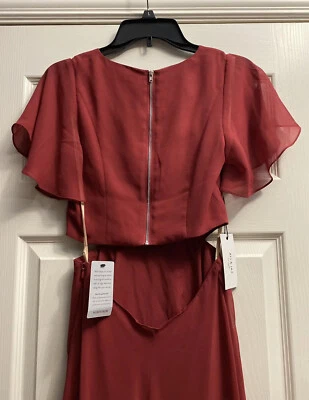 Nuevo con etiquetas Maxi Vestido para Mujer Ali & Jay Bohemian Rhapsody Corte Rojo Talla XS $138 Foto 1 de 4