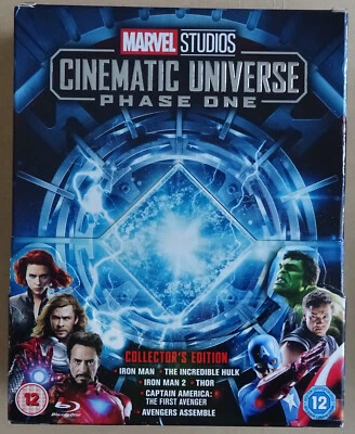 Marvel Cinematic Universe Phase One 1 [Blu-ray] Collector's Edition 6-Movie Set - image 1 of 3