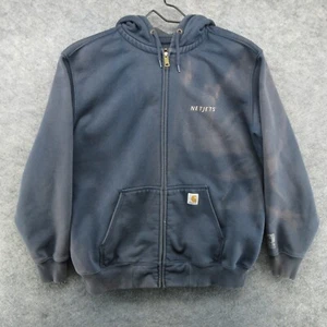 Carhartt Hoodie Mens XL Blue Original Fit Rain Defender Zip Sweatshirt Jacket - Picture 1 of 20