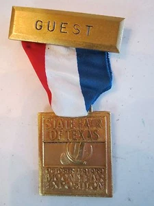 1969 STATE FAIR OF TEXAS - MOON YEAR EXPOSITION - GUEST MEDAL - TUB BN-6 - Bild 1 von 2