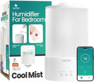 2.5L Air Humidifiers for Bedroom WiFi Cool Mist, Smart App & Alexa Control - Picture 1 of 6