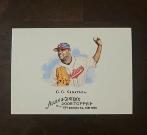 2008 Topps Allen & Ginter CC Sabathia #5 Cleveland Indians - Picture 1 of 1