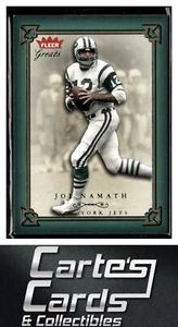 Joe Namath 2004 Fleer Greats of the Game #5 Green/Red New York Jets 306/500 - Picture 1 of 2