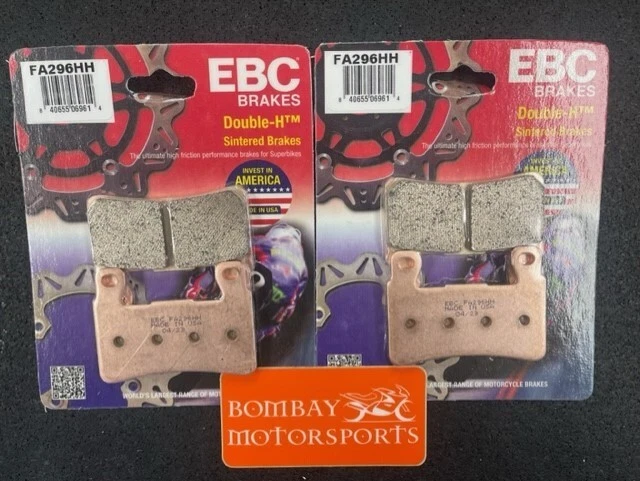 Pastilhas de freio dianteiro EBC HH 2003 2004 Honda CBR 600RR CBR600RR FA296HH - Imagem 1 de 1