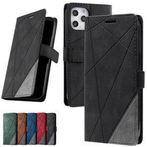 Leather Flip Wallet Case Protective Cover For iPhone17 16 14 13 12 11 Pro MAX XR - Picture 1 of 17