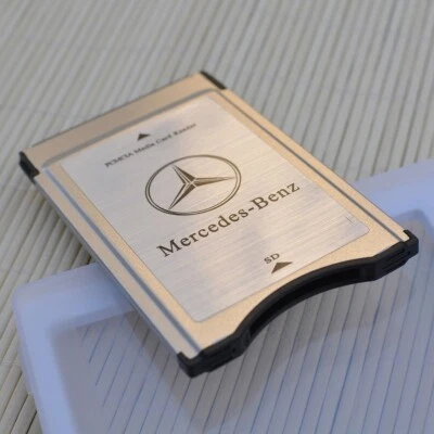 NEW Geniue Mercedes-Benz SD to PCMCIA Card Reader Adapter For Benz MP3 Memory - Image 1 of 4