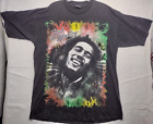 VTG Gem Rock Bob Marley Reggae T-Shirt Mens 3XL Marijuana Weed Rap Tee