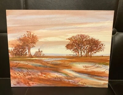 Richard Drew (The Zacron) - Watercolour Rustic Scene - Image 1 of 4