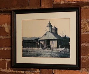 Vintage framed print FORT ROSS California FRANK M HAMILTON - oct morning 13.x16. - Picture 1 of 11