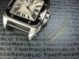 Neu 23 mm Edelstahl Armband Schraube 2 Stück CARTIER SANTOS 100 XL Lagenband - Bild 1 von 4