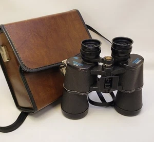 Vintage Bushnell Binoculars w Case Sportview Wide Angle 10X50 InstaFocus 367 Ft - Picture 1 of 12