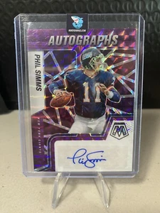 Phil Simms 2022 Panini Mosaic Purple Auto /35 #AM-PS Giants - Picture 1 of 2