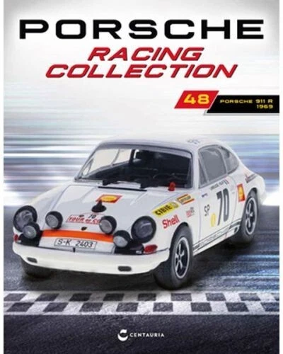 PORSCHE RACING COLLECTION Modellino scala 1:43 n° 48 PORSCHE 911 R - 1969 - Immagine 1 di 1