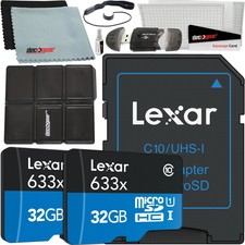 Lexar 32gb High-performance 633x Uhs-i microSDHC Memory Card With SD Adapter