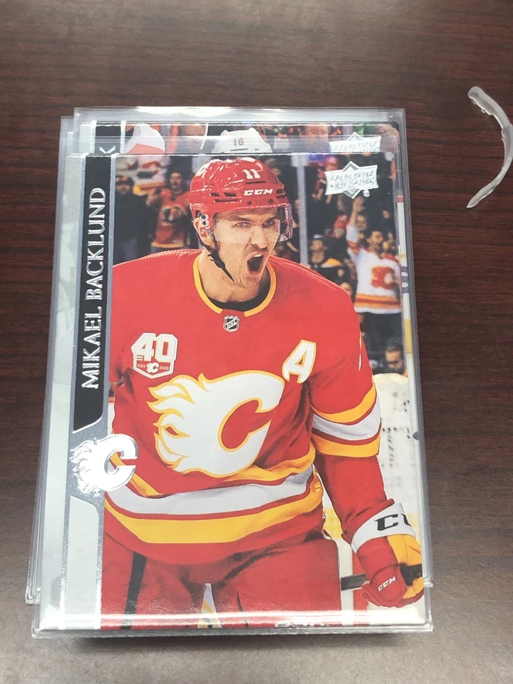20-21 Upper Deck Series 1 Mikael Backlund #26 - Image 1 of 1