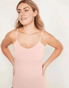 Old Navy Women’s Size 2X ~ Barely Pink First-Layer Fitted Cami Tank Top .. NWT - Picture 1 of 3