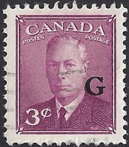🍁Canada   #O18   "KING GEORGE VI"   Fine Used  1950 Overprint G Issue   (B) - Picture 1 of 2