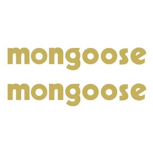 Mongoose seat decal DIECUT