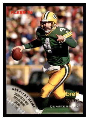 1996 Fleer #51 Brett Favre - Image 1 of 2
