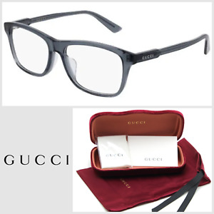 Gucci Designer Brille GG0754OA 003 58-17-145 Brille verschreibungspflichtig - grau