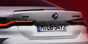 Nuovo Originale BMW G22 4 Serie Coupe Fibra di Carbonio Posteriore Spoiler - Foto 1 di 6